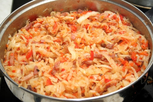 Капустняк из свежей капусты