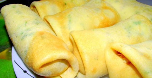 Блины с курицей