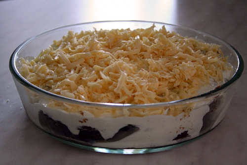 Баклажаны, запеченные с козьим сыром