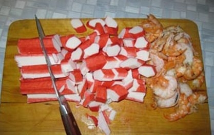 Салат с виноградом и креветками вкусный рецепт с фото пошагово и видео