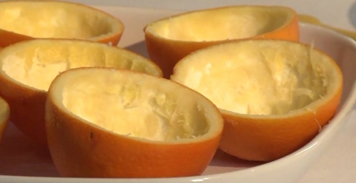 Апельсины, фаршированные фруктами