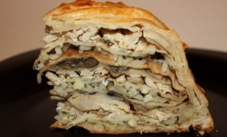Курник с рисом и курицей: пошаговый рецепт
