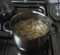 Макароны по флотски с фаршем на сковороде классические