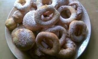 Пончики на кефире