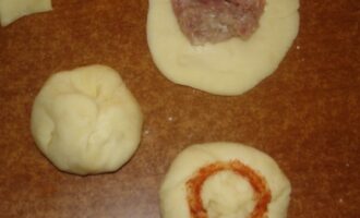 Пирожки на пару "Грибочки"