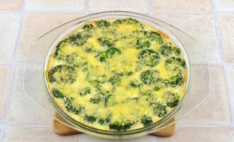 Запеченная брокколи со сливками