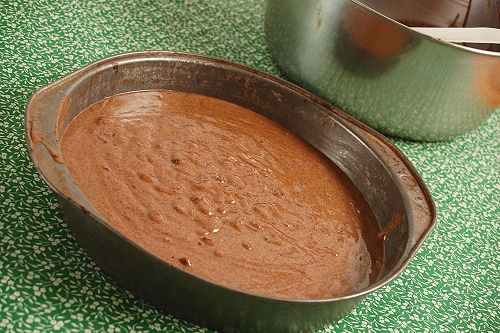 Шоколадно-пшеничный пирог
