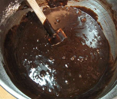 Кекс с горячим шоколадом внутри