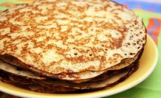 Блины на воде проверенный рецепт.