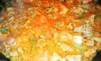 Азу из жаренной картошки