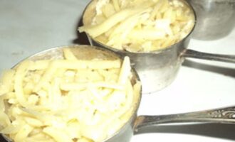 Жульен с креветками