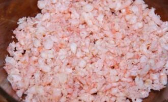 Жульен с креветками