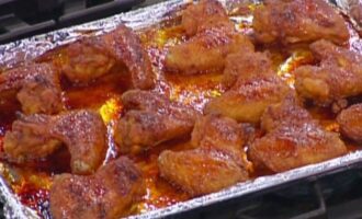 Крылышки в медовом пряном соусе