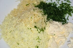 Салат "Гнездо глухаря"