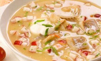 Рыбная окрошка