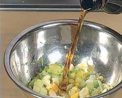 Рыбная окрошка