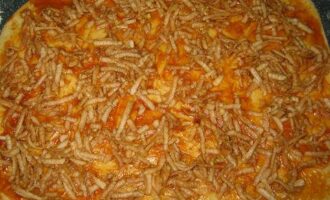 Булочки с яблоком из быстрого теста
