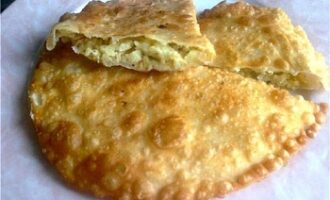 Чебуреки с картошкой или капустой постные