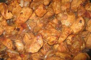 Мясо по-запорожски
