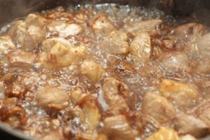 Мясо по-запорожски