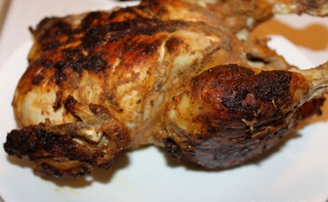 Маринованная курица с рисом бирьяни