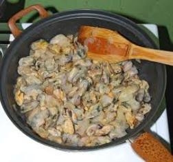 Мидии с сыром