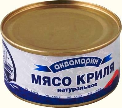 Салат с мясом криля