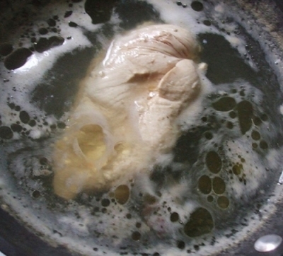 Мясной салат