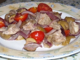 Итальянский мясной салат