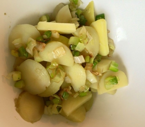 Горчичный картофель по-немецки