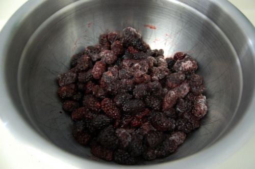 Пирог с ежевикой