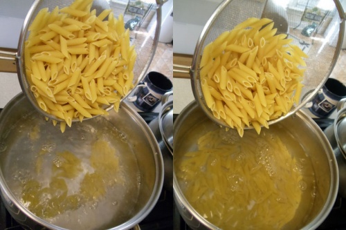 Макароны с овощами