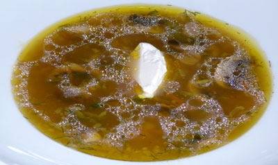 Грибной суп из опят с картофелем