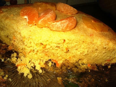 Пирог с мандаринами