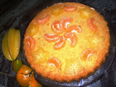 Пирог с мандаринами