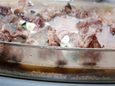 Запеченная баранина с рисом