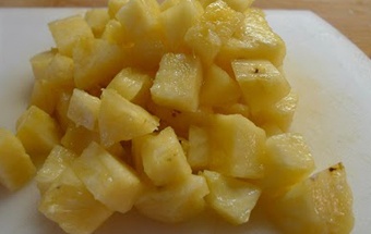 Шашлык из свинины с ананасами