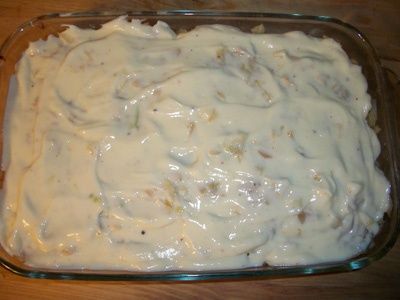 Запеканка с капустой и фаршем