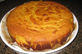 Миндальный пирог с апельсинами