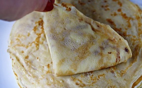 Морковные блины с сыром