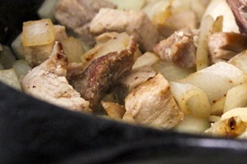 Макароны с мясом в духовке