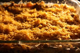 Макароны с мясом в духовке