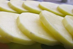 Жареный картофель с вешенками