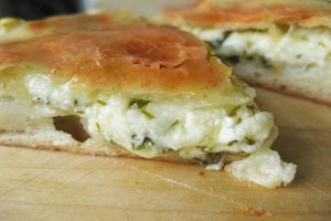 Пирог с адыгейским сыром