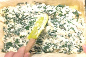 Пирог с адыгейским сыром