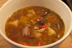 Мясной суп
