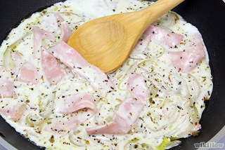 Паста со сливочным соусом