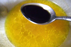 Салат с апельсином и креветками
