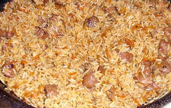Плов из курицы в мультиварке