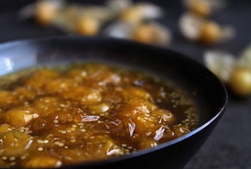 Варенье из крыжовника с грецким орехом